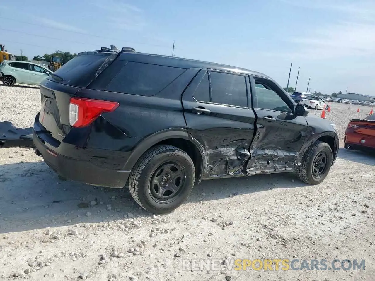 3 Photograph of a damaged car 1FM5K8AB3NGC36182 FORD EXPLORER 2022