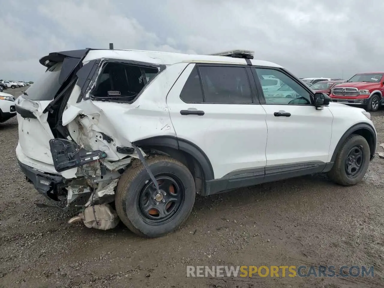 3 Photograph of a damaged car 1FM5K8AB5NGB47603 FORD EXPLORER 2022