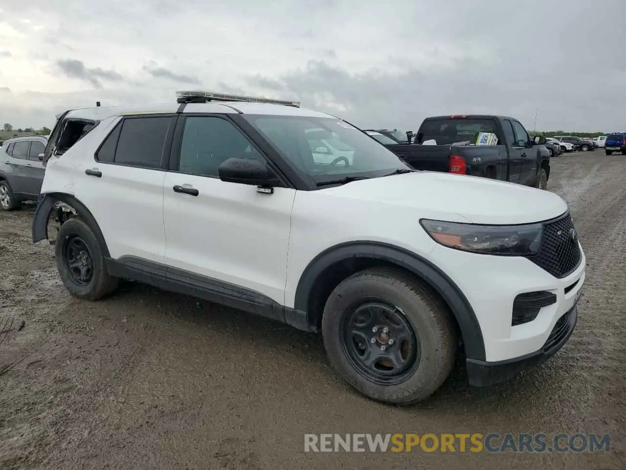4 Photograph of a damaged car 1FM5K8AB5NGB47603 FORD EXPLORER 2022