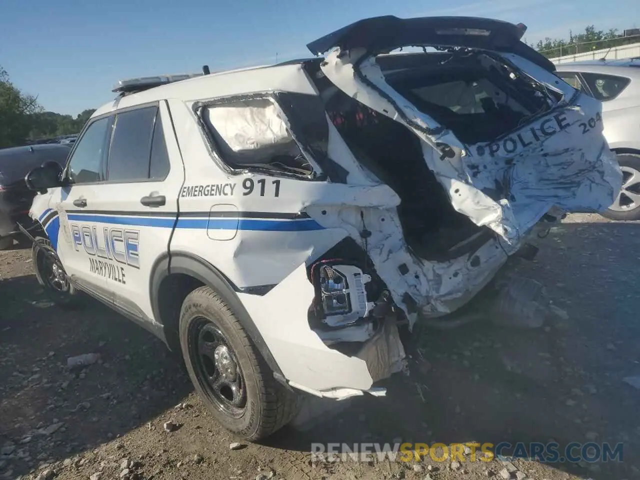2 Photograph of a damaged car 1FM5K8AB5NGC43313 FORD EXPLORER 2022