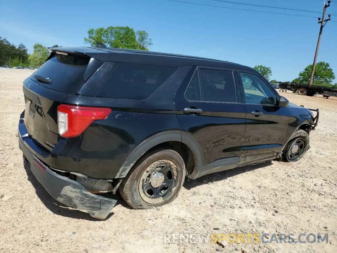 3 Photograph of a damaged car 1FM5K8AB7NGA41606 FORD EXPLORER 2022