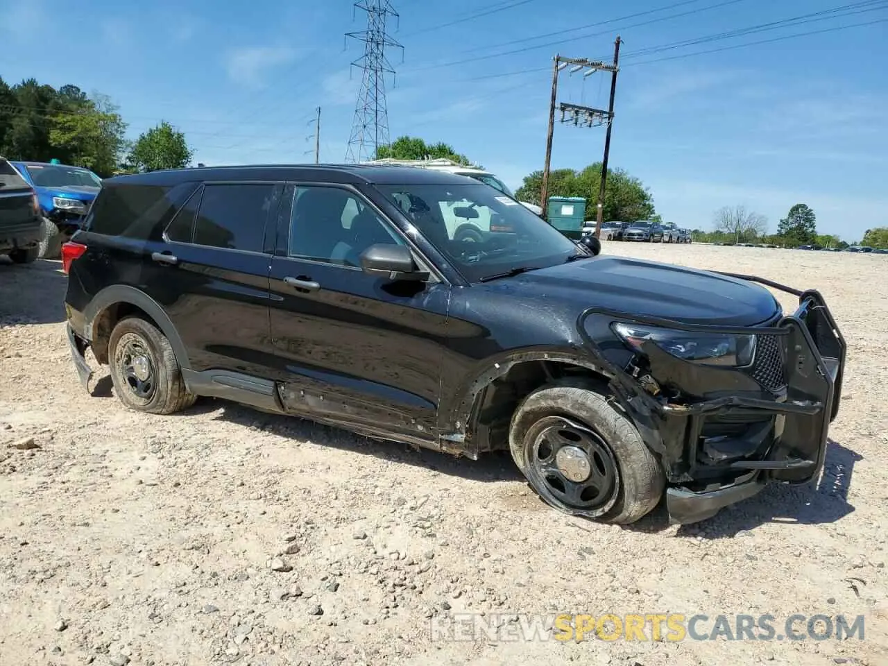 4 Photograph of a damaged car 1FM5K8AB7NGA41606 FORD EXPLORER 2022