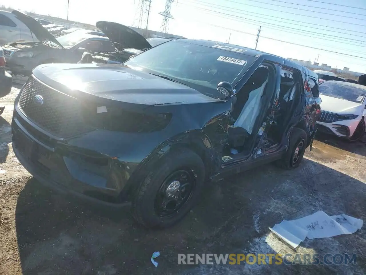 1 Photograph of a damaged car 1FM5K8AB7NGB49160 FORD EXPLORER 2022