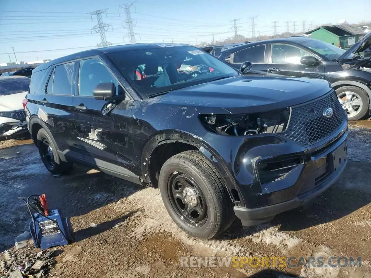 4 Photograph of a damaged car 1FM5K8AB7NGB49160 FORD EXPLORER 2022