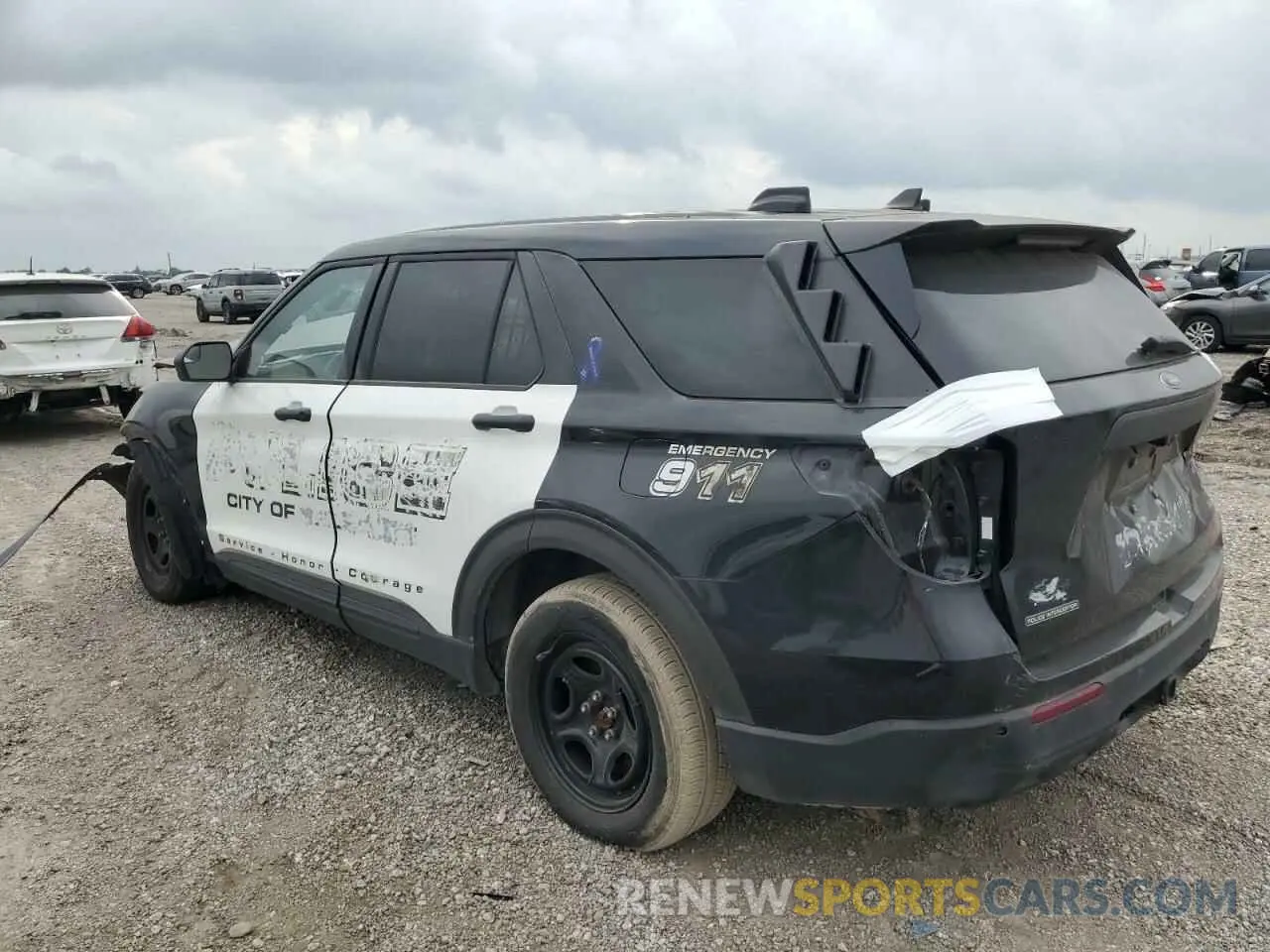 2 Photograph of a damaged car 1FM5K8AC2NGA43062 FORD EXPLORER 2022