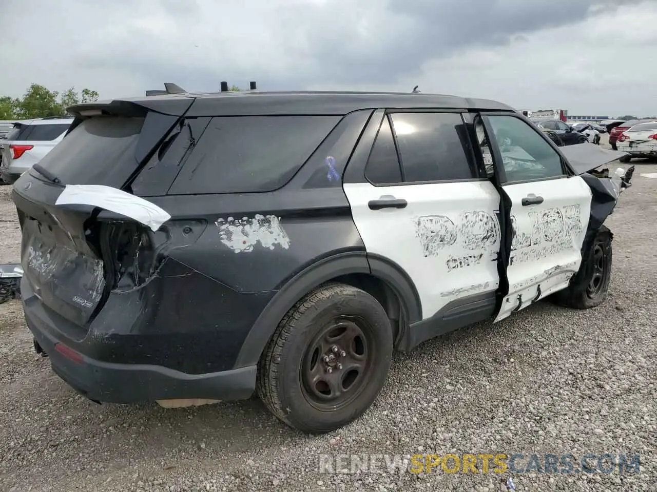 3 Photograph of a damaged car 1FM5K8AC2NGA43062 FORD EXPLORER 2022