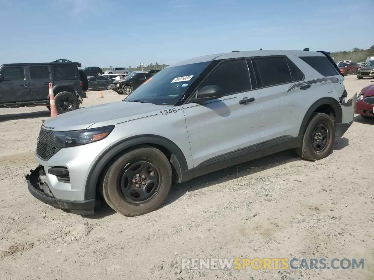 1 Photograph of a damaged car 1FM5K8AC2NGC26347 FORD EXPLORER 2022