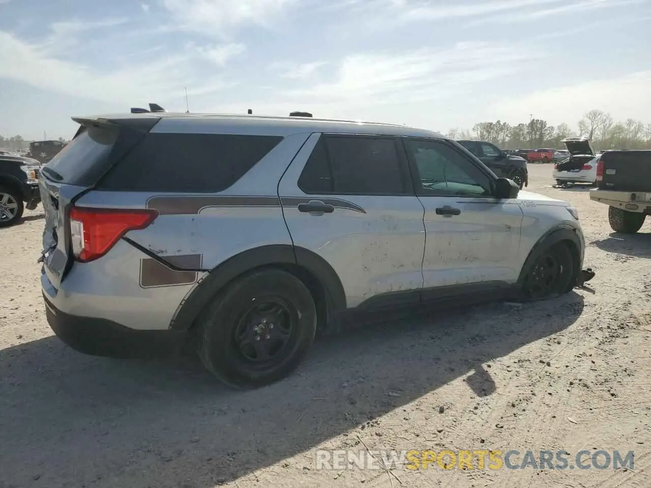 3 Photograph of a damaged car 1FM5K8AC2NGC26347 FORD EXPLORER 2022