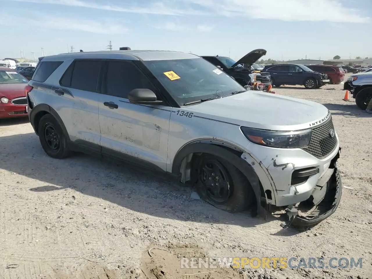 4 Photograph of a damaged car 1FM5K8AC2NGC26347 FORD EXPLORER 2022