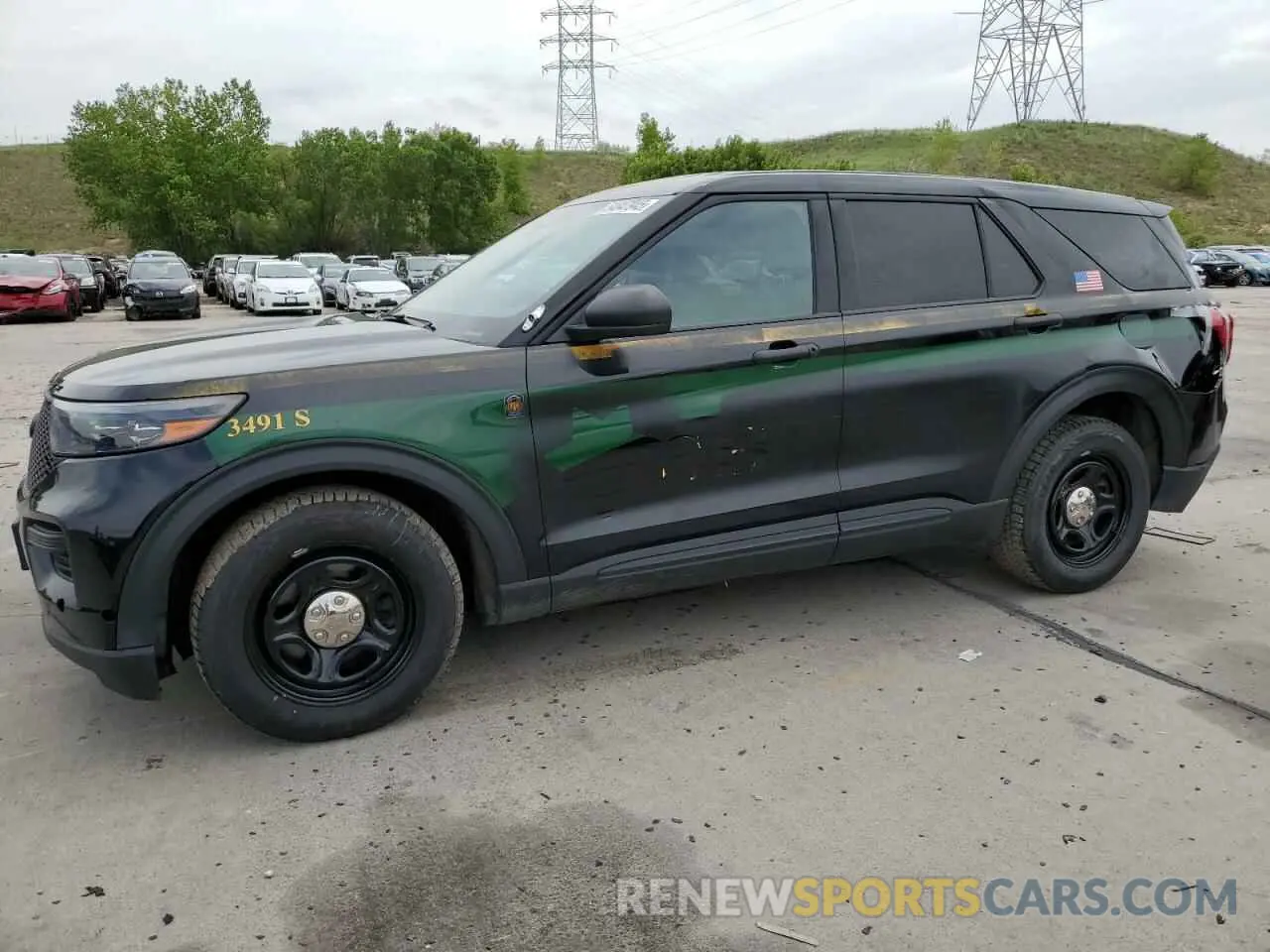 1 Photograph of a damaged car 1FM5K8AC6NGC24293 FORD EXPLORER 2022