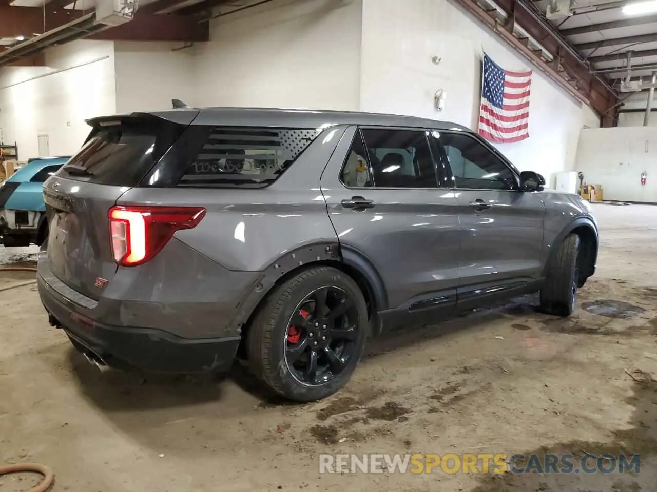 3 Photograph of a damaged car 1FM5K8GC5NGB89883 FORD EXPLORER 2022