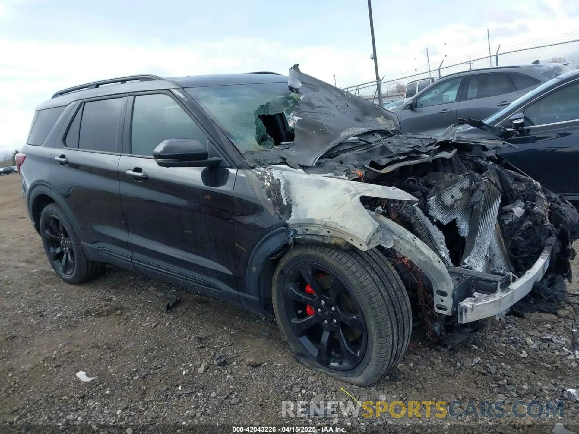 1 Photograph of a damaged car 1FM5K8GC8NGB95967 FORD EXPLORER 2022