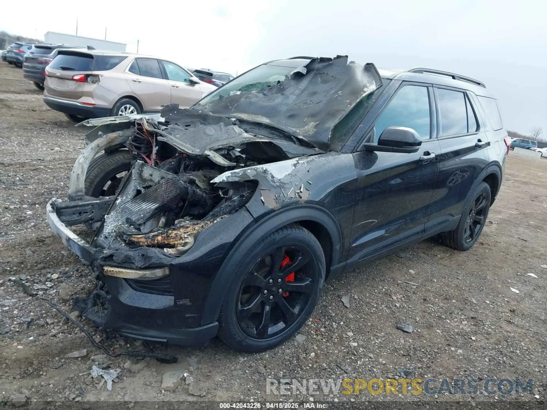 2 Photograph of a damaged car 1FM5K8GC8NGB95967 FORD EXPLORER 2022