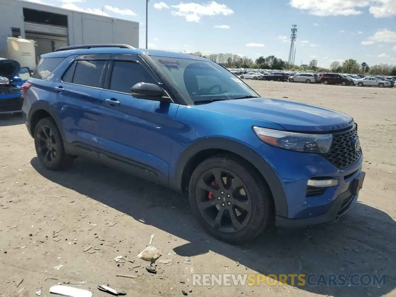 4 Photograph of a damaged car 1FM5K8GC9NGC38549 FORD EXPLORER 2022