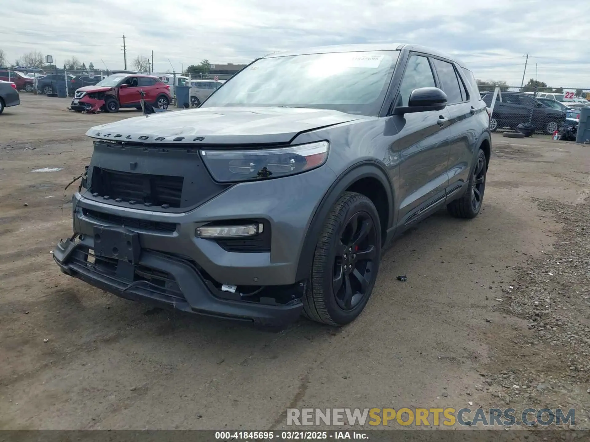 2 Photograph of a damaged car 1FM5K8GCXNGC20898 FORD EXPLORER 2022