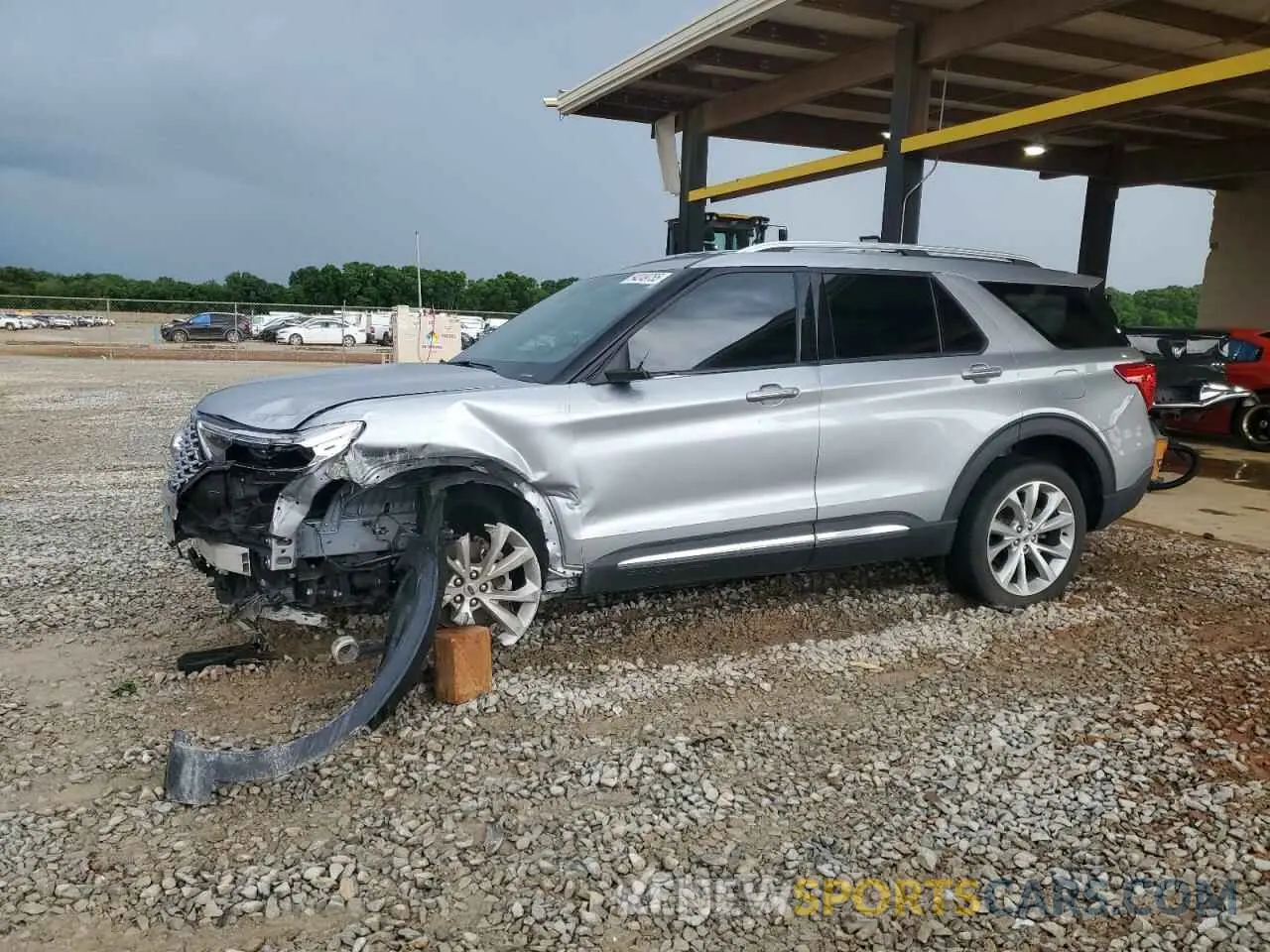 1 Photograph of a damaged car 1FM5K8HC6NGB95805 FORD EXPLORER 2022