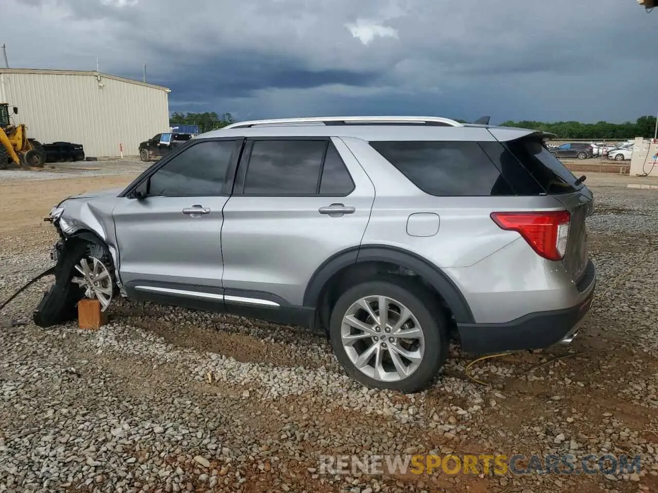 2 Photograph of a damaged car 1FM5K8HC6NGB95805 FORD EXPLORER 2022