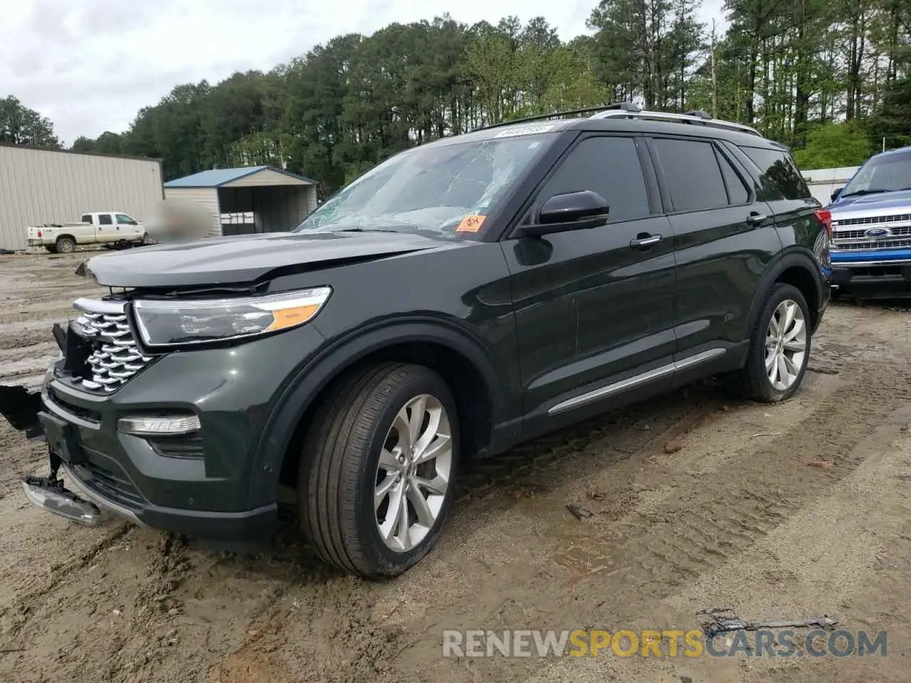 1 Photograph of a damaged car 1FM5K8HW0NNA08189 FORD EXPLORER 2022