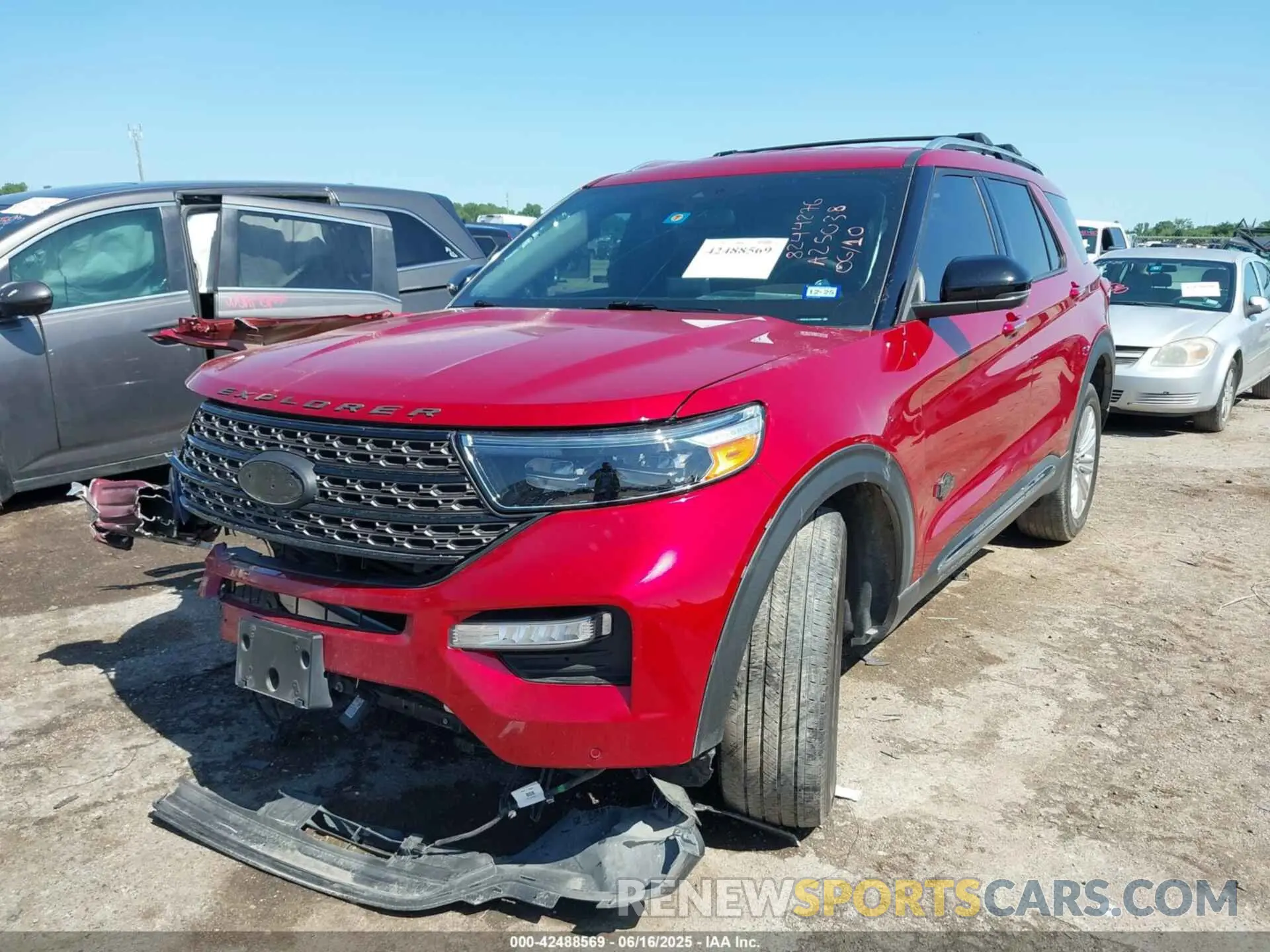 2 Photograph of a damaged car 1FM5K8LC7NGA25038 FORD EXPLORER 2022