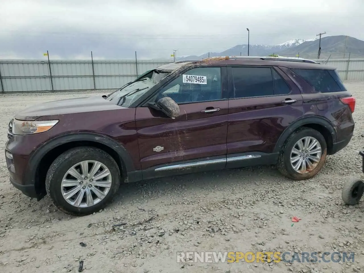 1 Photograph of a damaged car 1FM5K8LC9NGA53455 FORD EXPLORER 2022