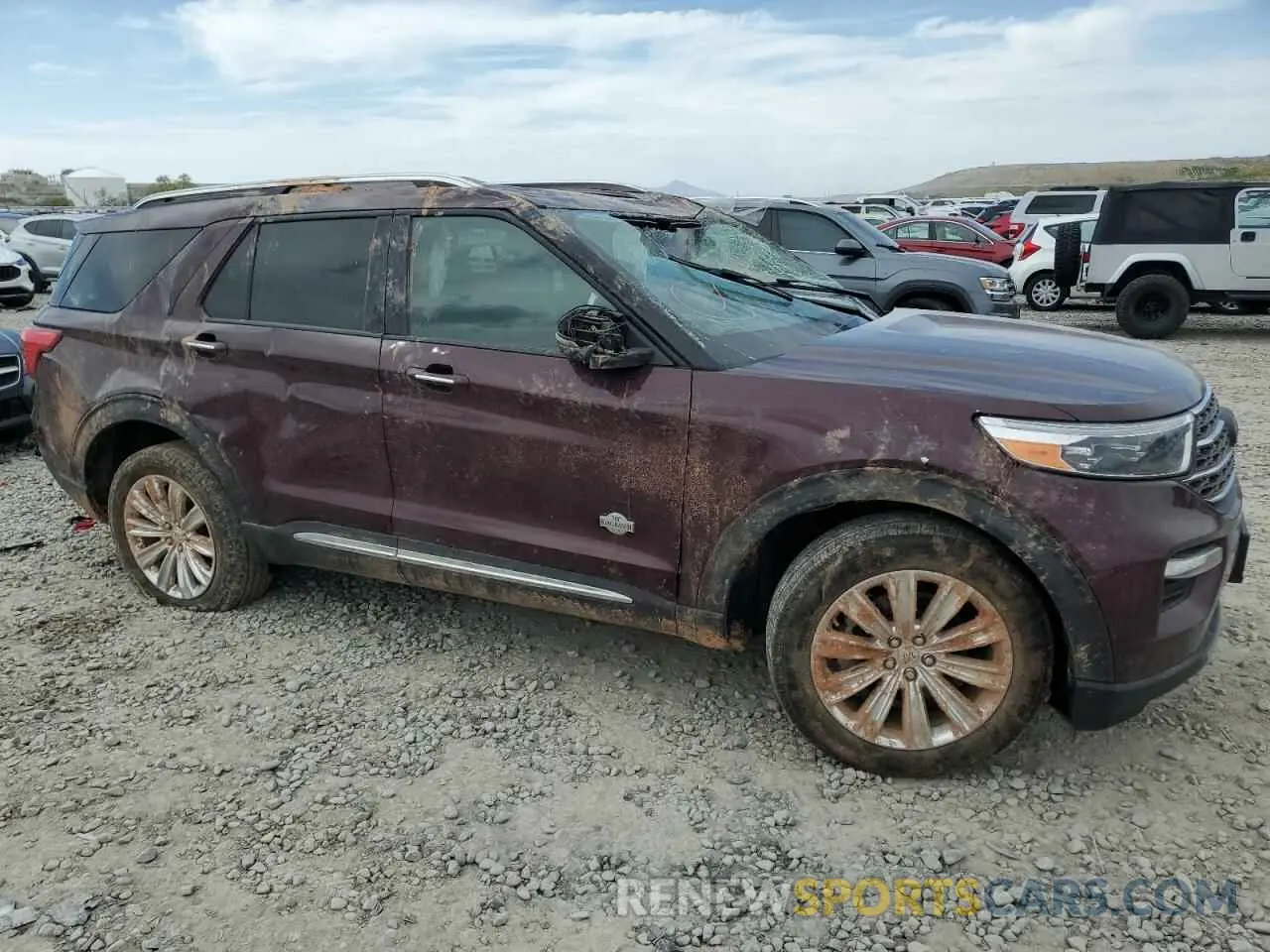 4 Photograph of a damaged car 1FM5K8LC9NGA53455 FORD EXPLORER 2022