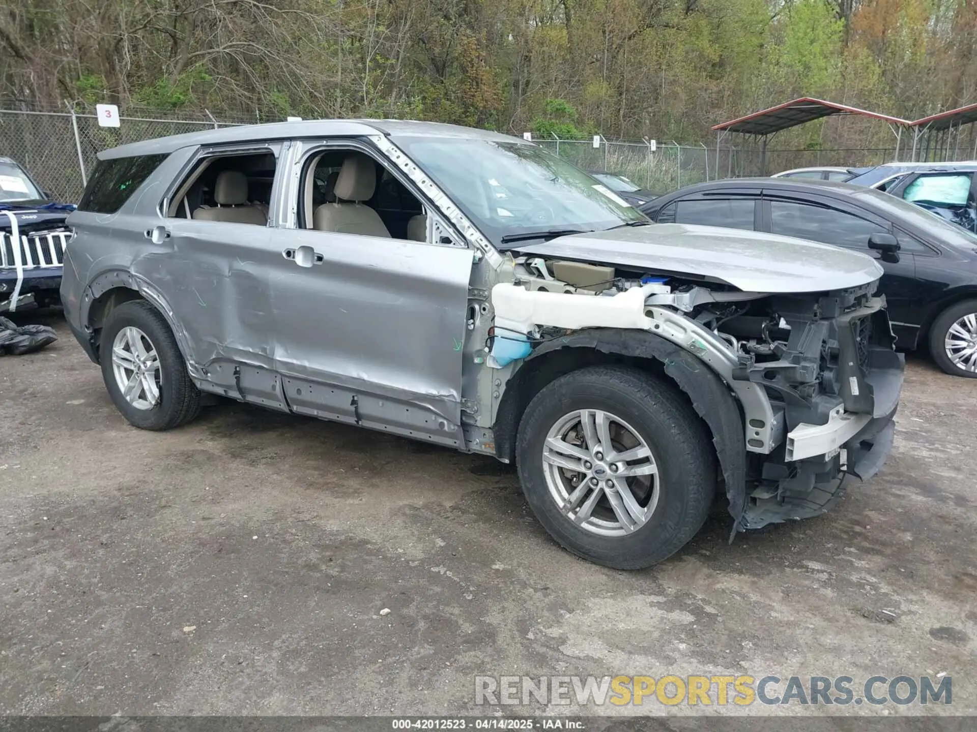1 Photograph of a damaged car 1FMSK7BH9NGA08252 FORD EXPLORER 2022
