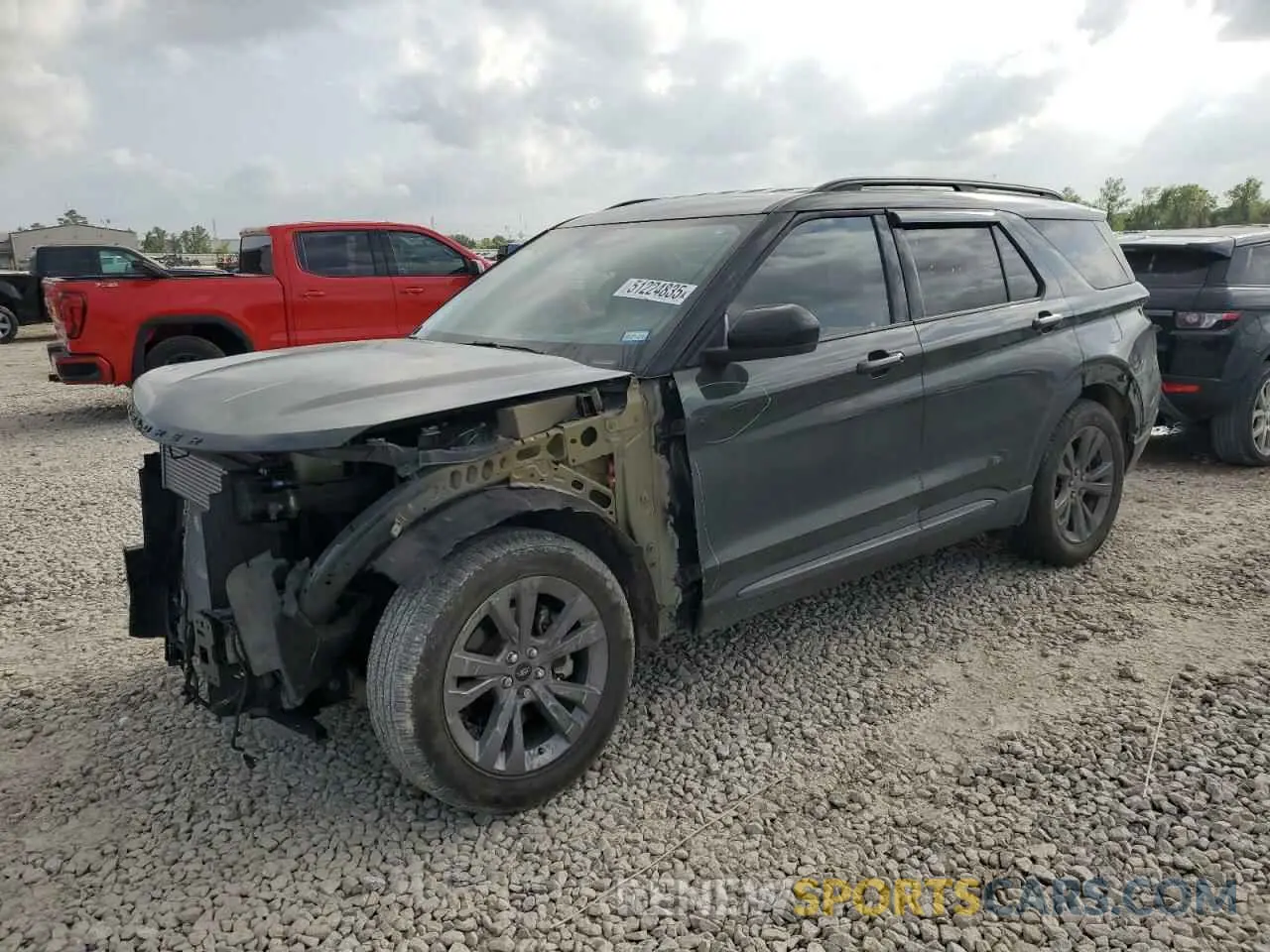 1 Photograph of a damaged car 1FMSK7DH5NGC38366 FORD EXPLORER 2022