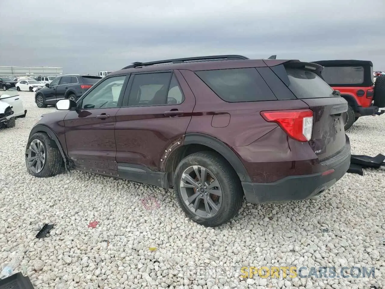 2 Photograph of a damaged car 1FMSK7DH6NGA63920 FORD EXPLORER 2022