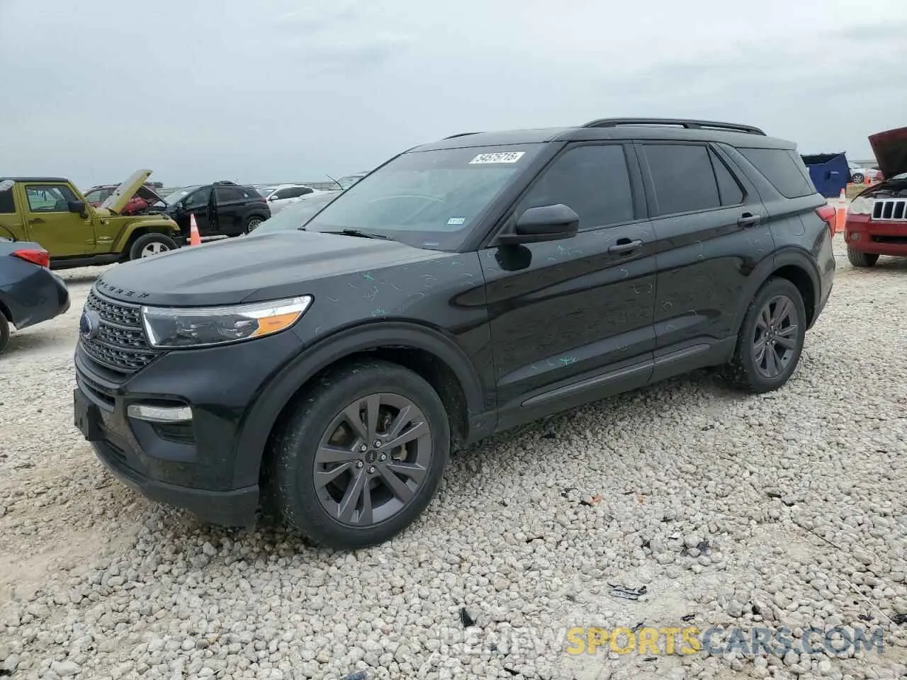 1 Photograph of a damaged car 1FMSK7DH6NGB62558 FORD EXPLORER 2022