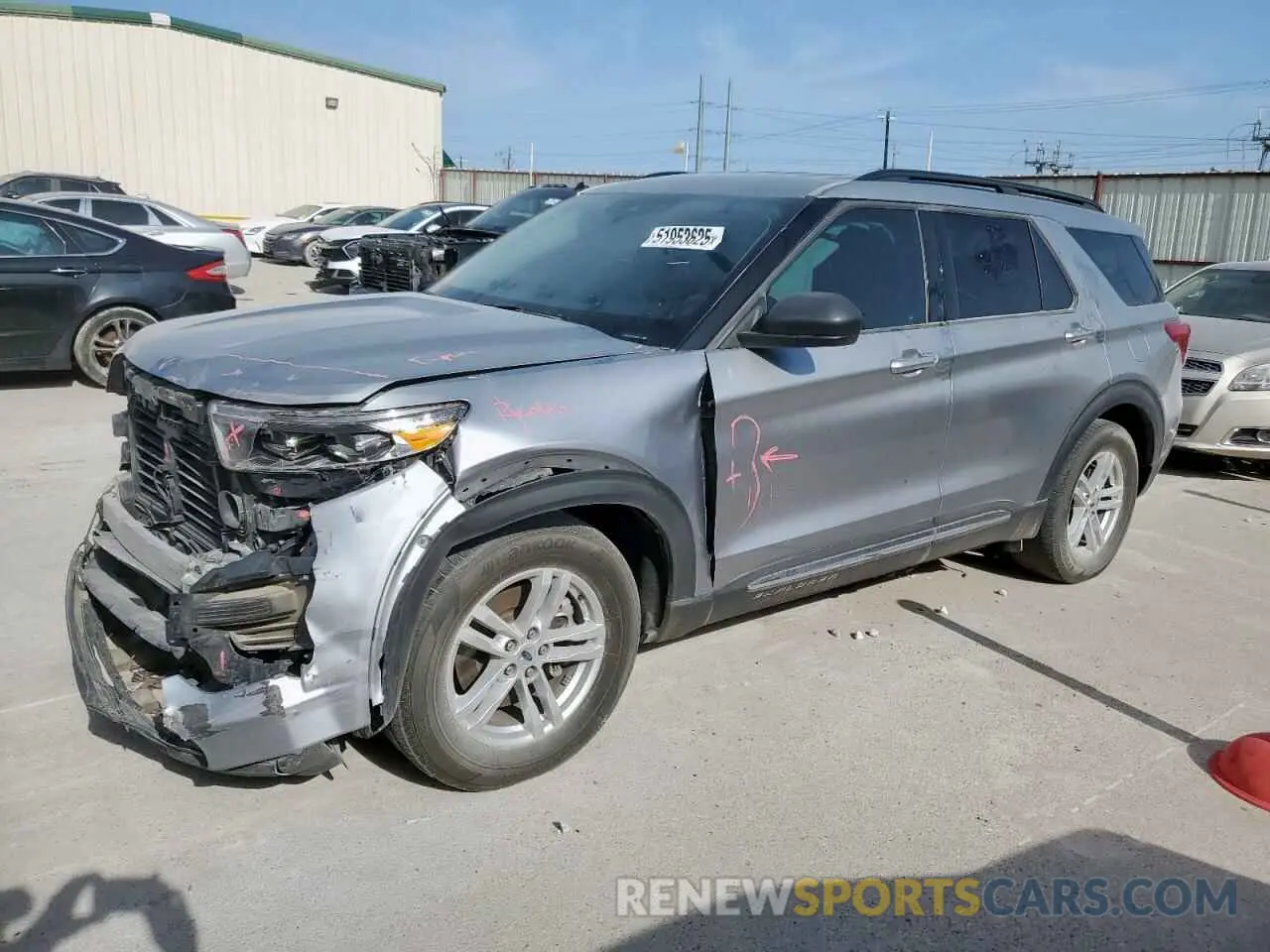 1 Photograph of a damaged car 1FMSK7DH7NGB88232 FORD EXPLORER 2022