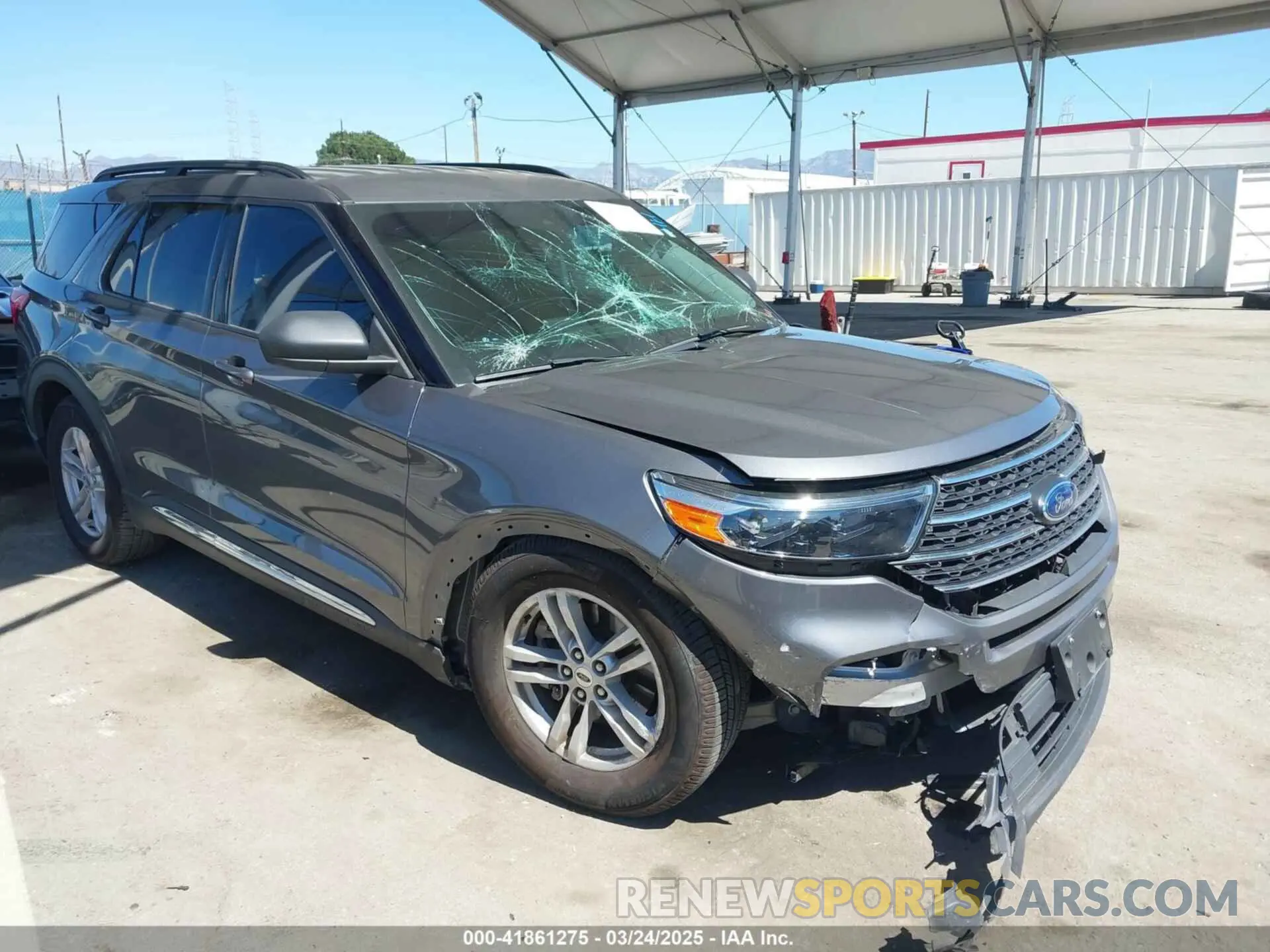 1 Photograph of a damaged car 1FMSK7DHXNGA44951 FORD EXPLORER 2022