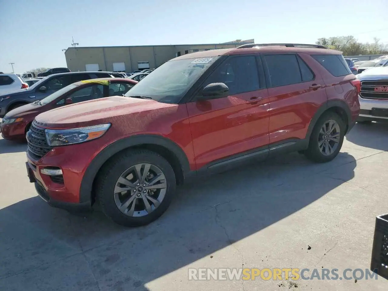 1 Photograph of a damaged car 1FMSK7DHXNGA76072 FORD EXPLORER 2022