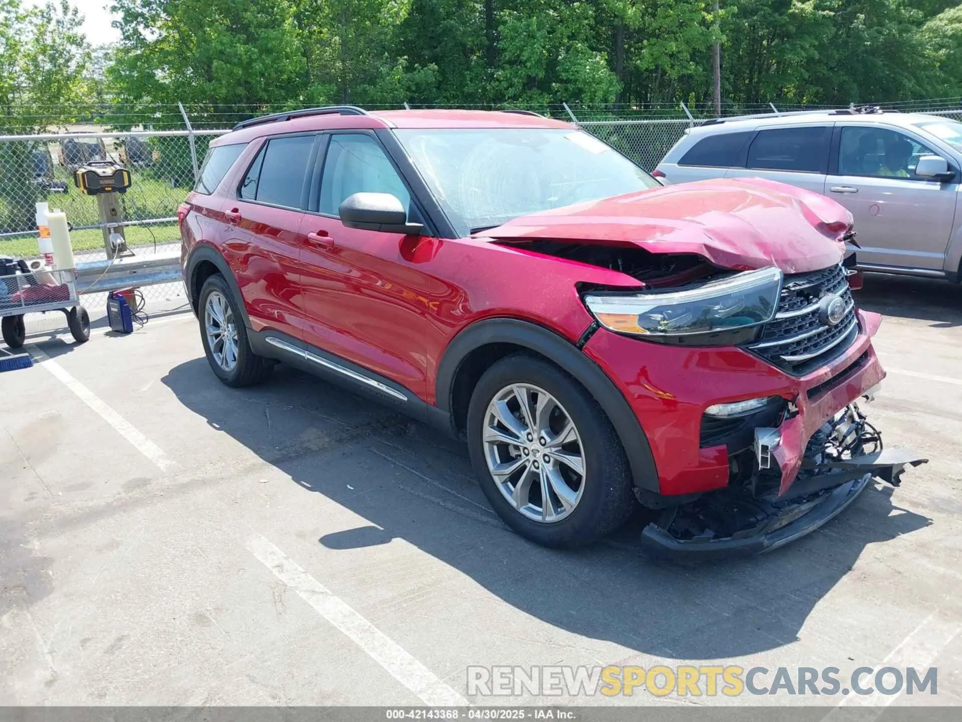 1 Photograph of a damaged car 1FMSK7DHXNGC30814 FORD EXPLORER 2022