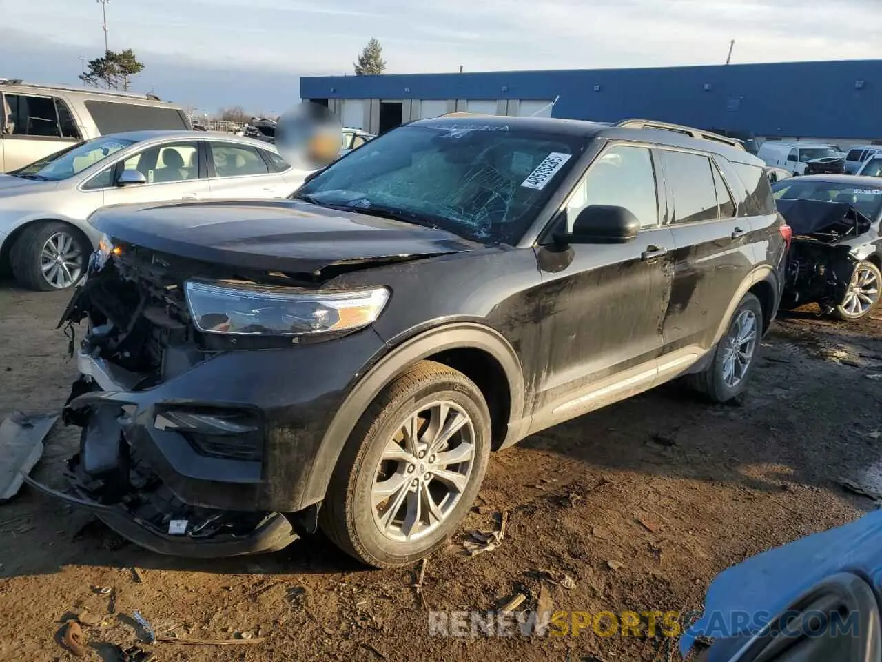 1 Photograph of a damaged car 1FMSK8DH1NGA91193 FORD EXPLORER 2022