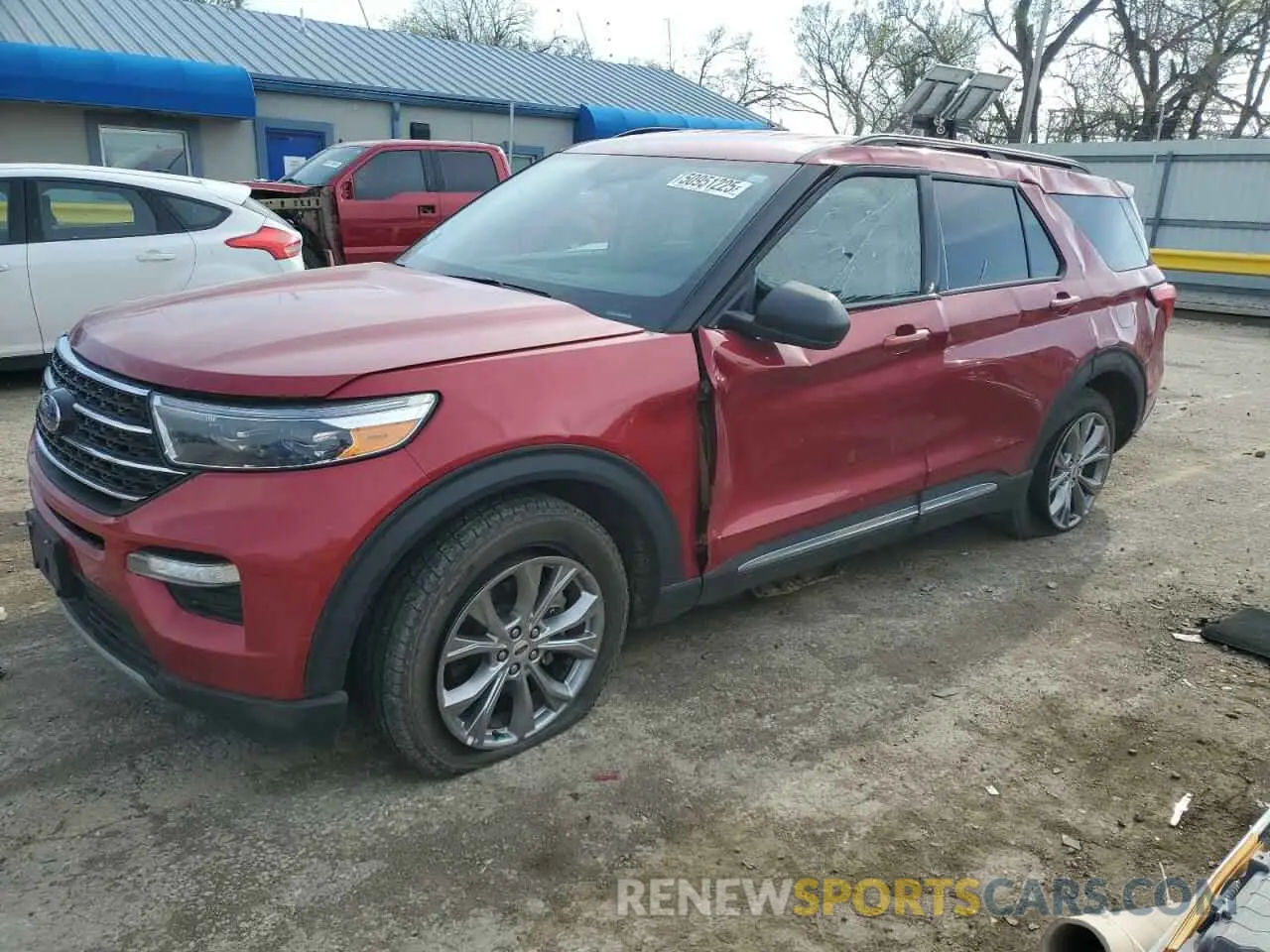 1 Photograph of a damaged car 1FMSK8DH3NGB99802 FORD EXPLORER 2022