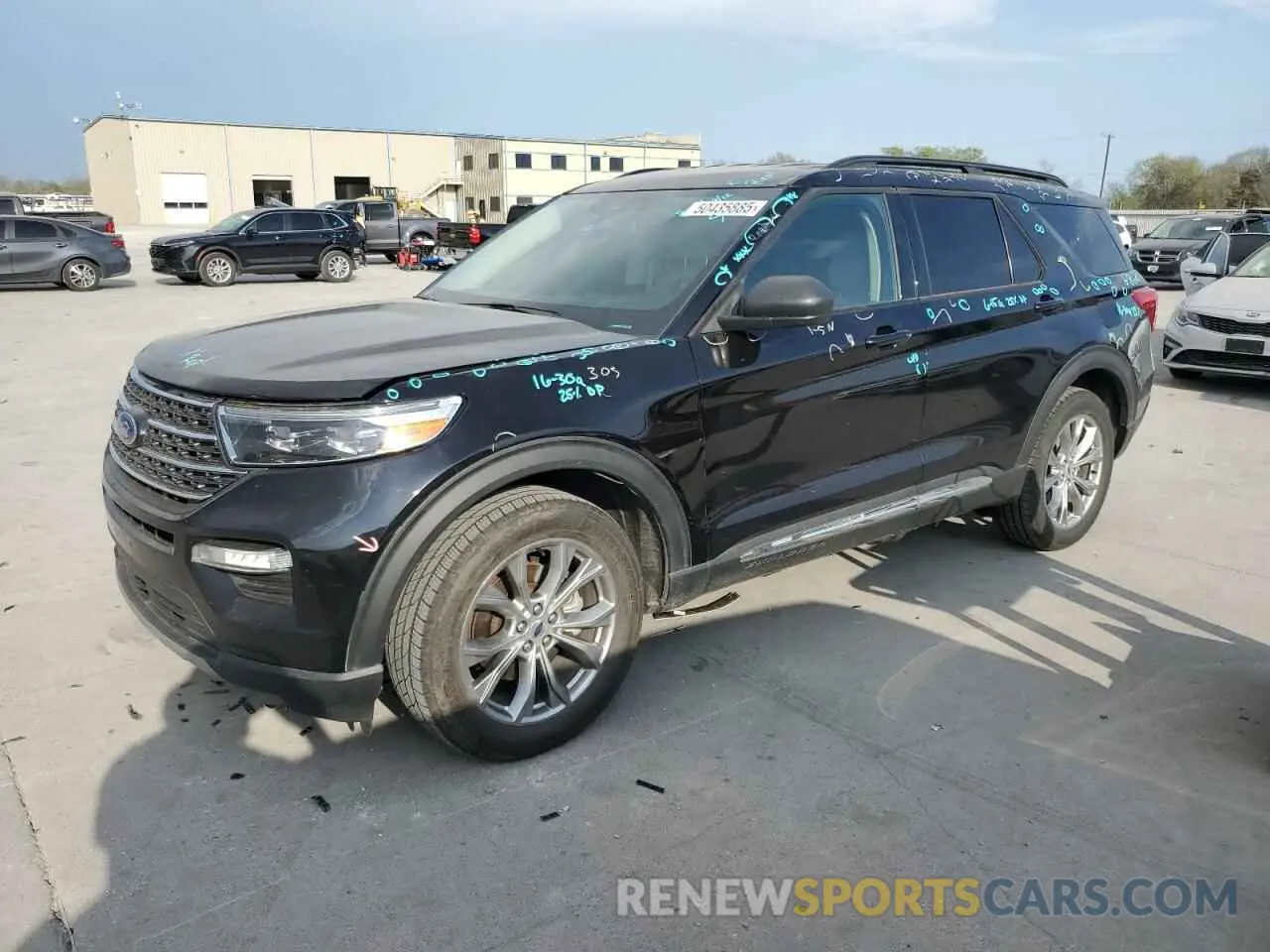 1 Photograph of a damaged car 1FMSK8DH4NGA12826 FORD EXPLORER 2022