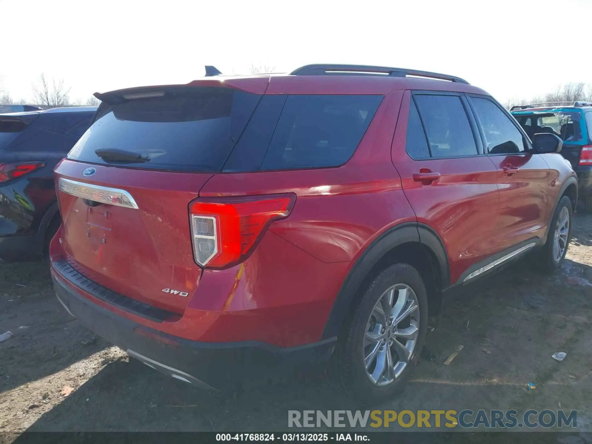 4 Photograph of a damaged car 1FMSK8DH4NGA68538 FORD EXPLORER 2022