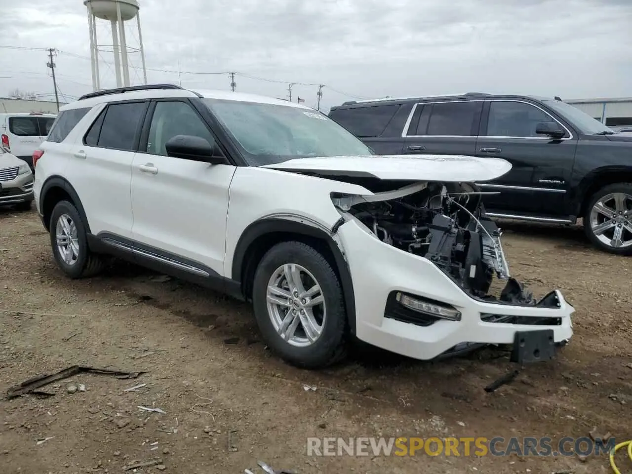 4 Photograph of a damaged car 1FMSK8DH6NGB28836 FORD EXPLORER 2022