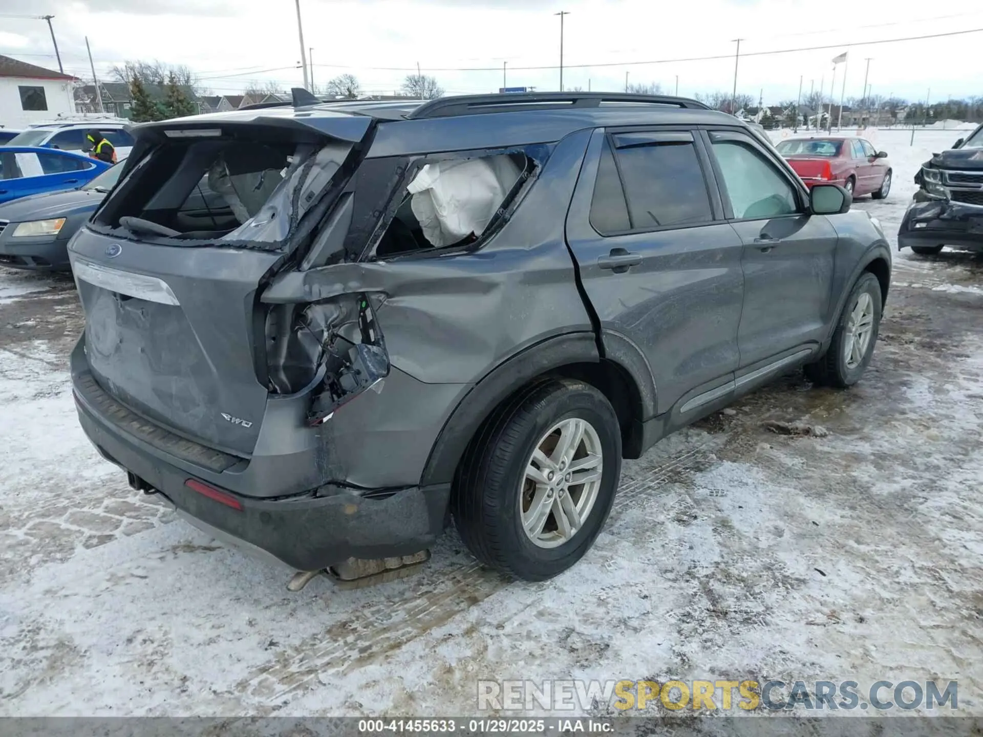 4 Photograph of a damaged car 1FMSK8DH6NGB67409 FORD EXPLORER 2022