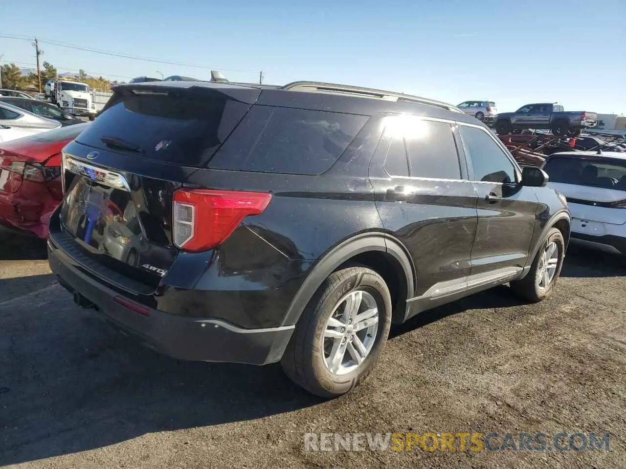 3 Photograph of a damaged car 1FMSK8DH7NGA36201 FORD EXPLORER 2022