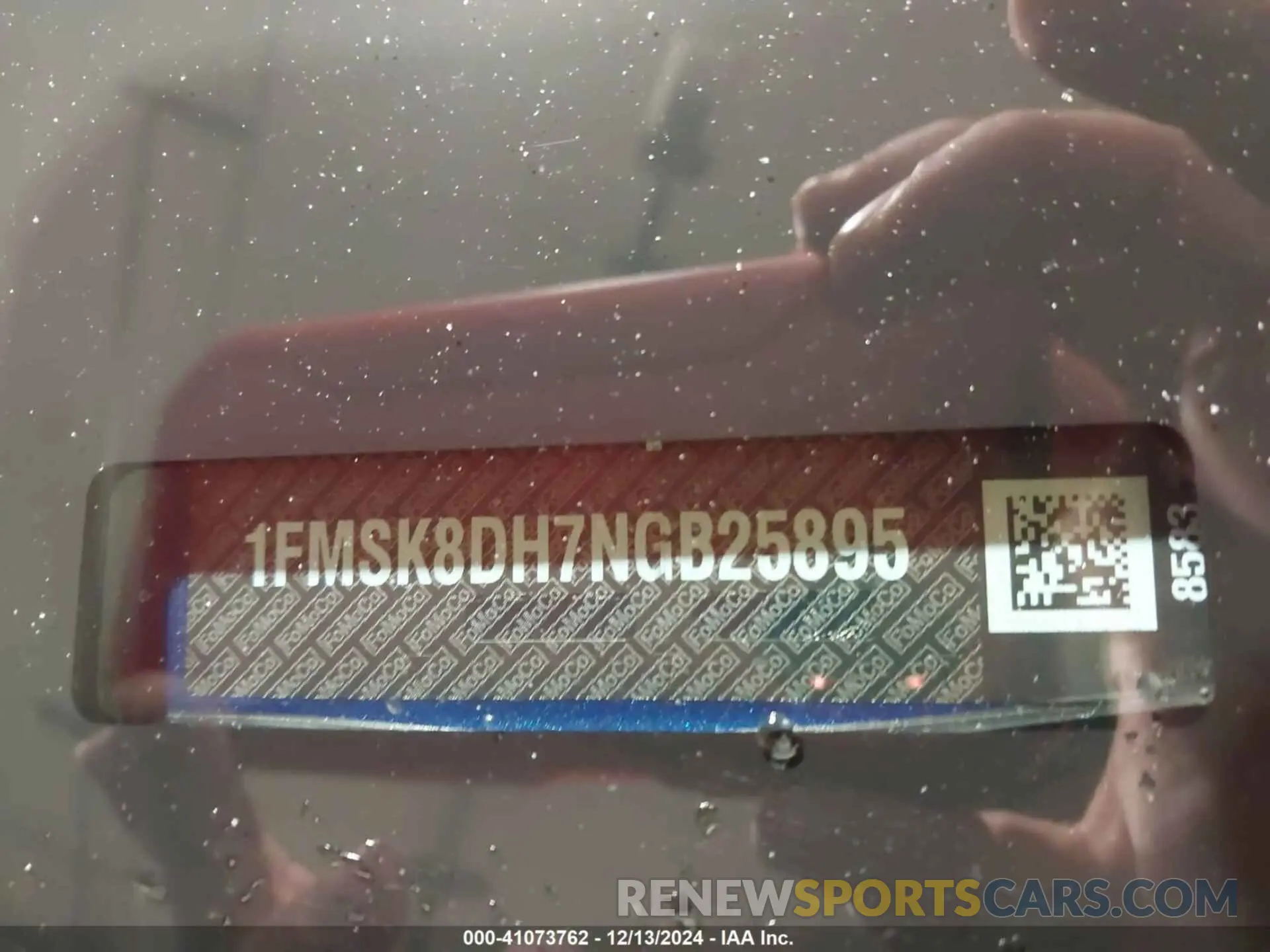 9 Photograph of a damaged car 1FMSK8DH7NGB25895 FORD EXPLORER 2022