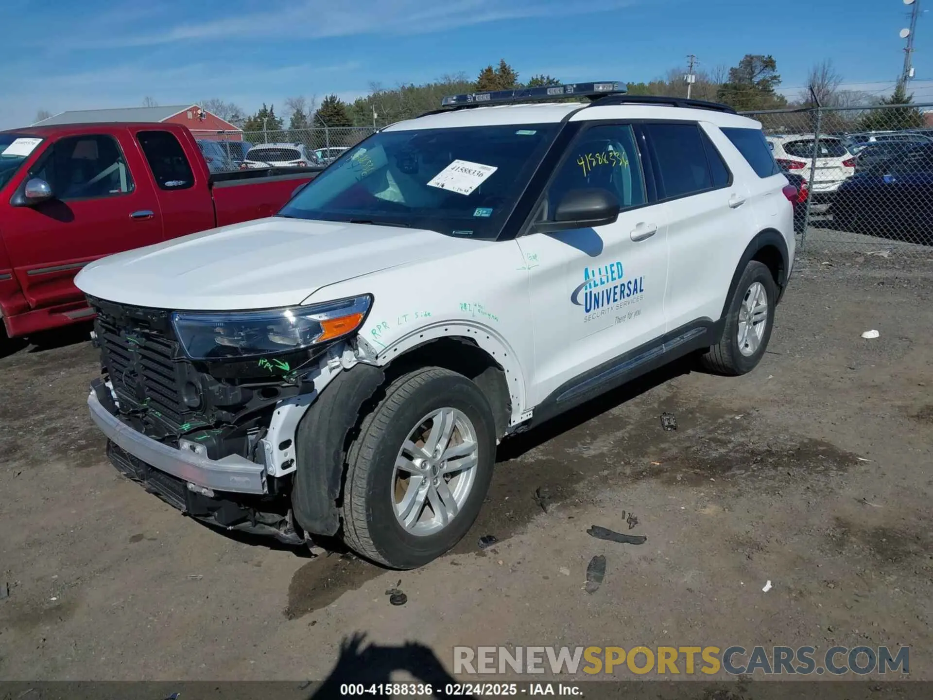 2 Photograph of a damaged car 1FMSK8DH8NGA53766 FORD EXPLORER 2022