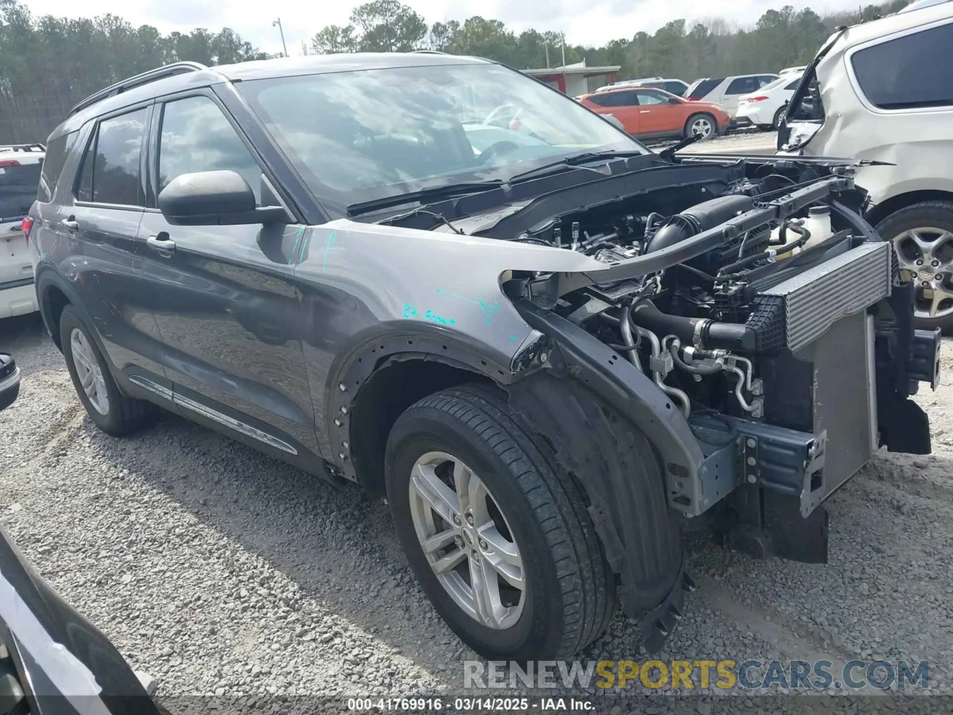 1 Photograph of a damaged car 1FMSK8DH9NGA23286 FORD EXPLORER 2022