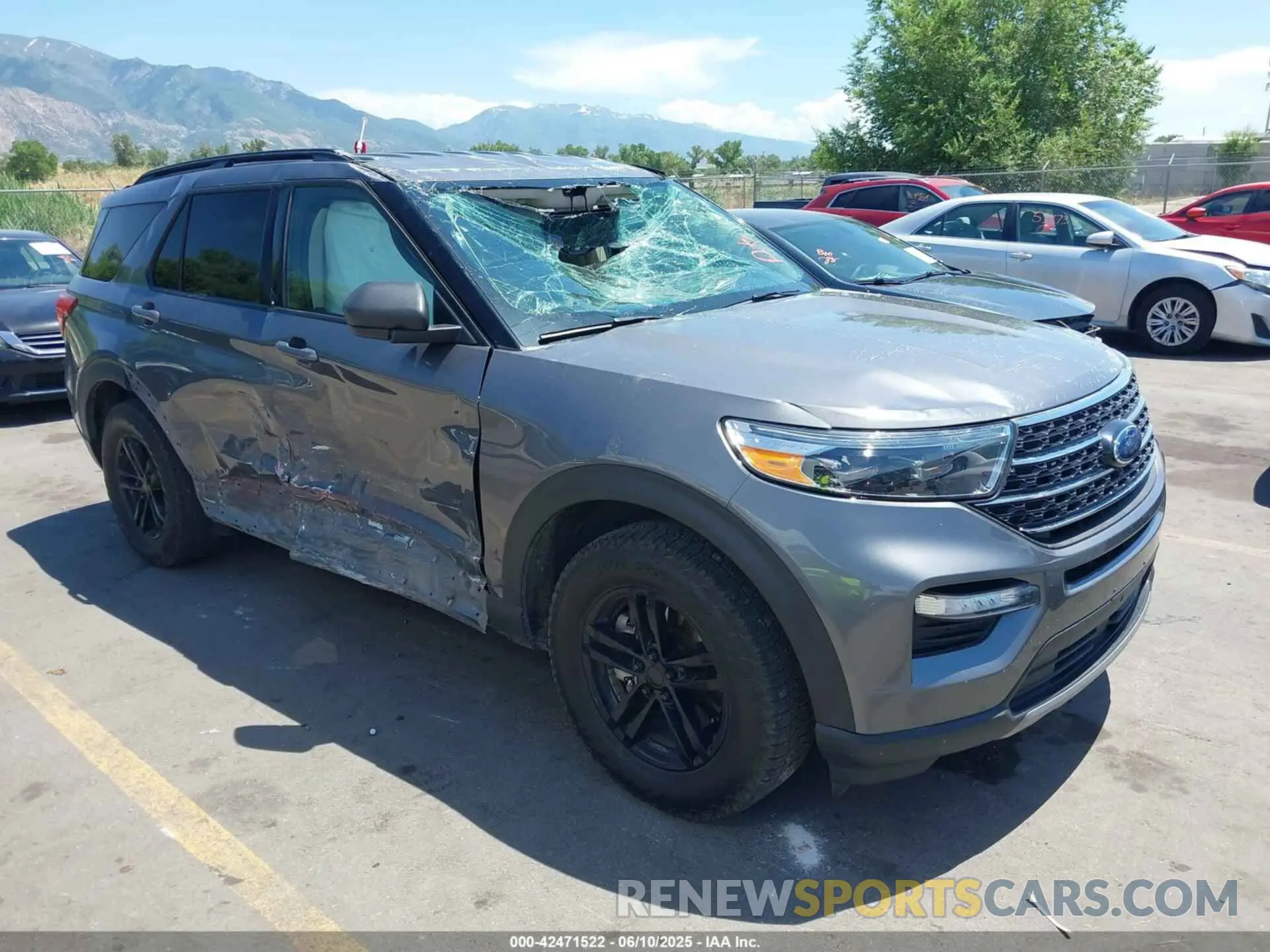 1 Photograph of a damaged car 1FMSK8DHXNGA31414 FORD EXPLORER 2022