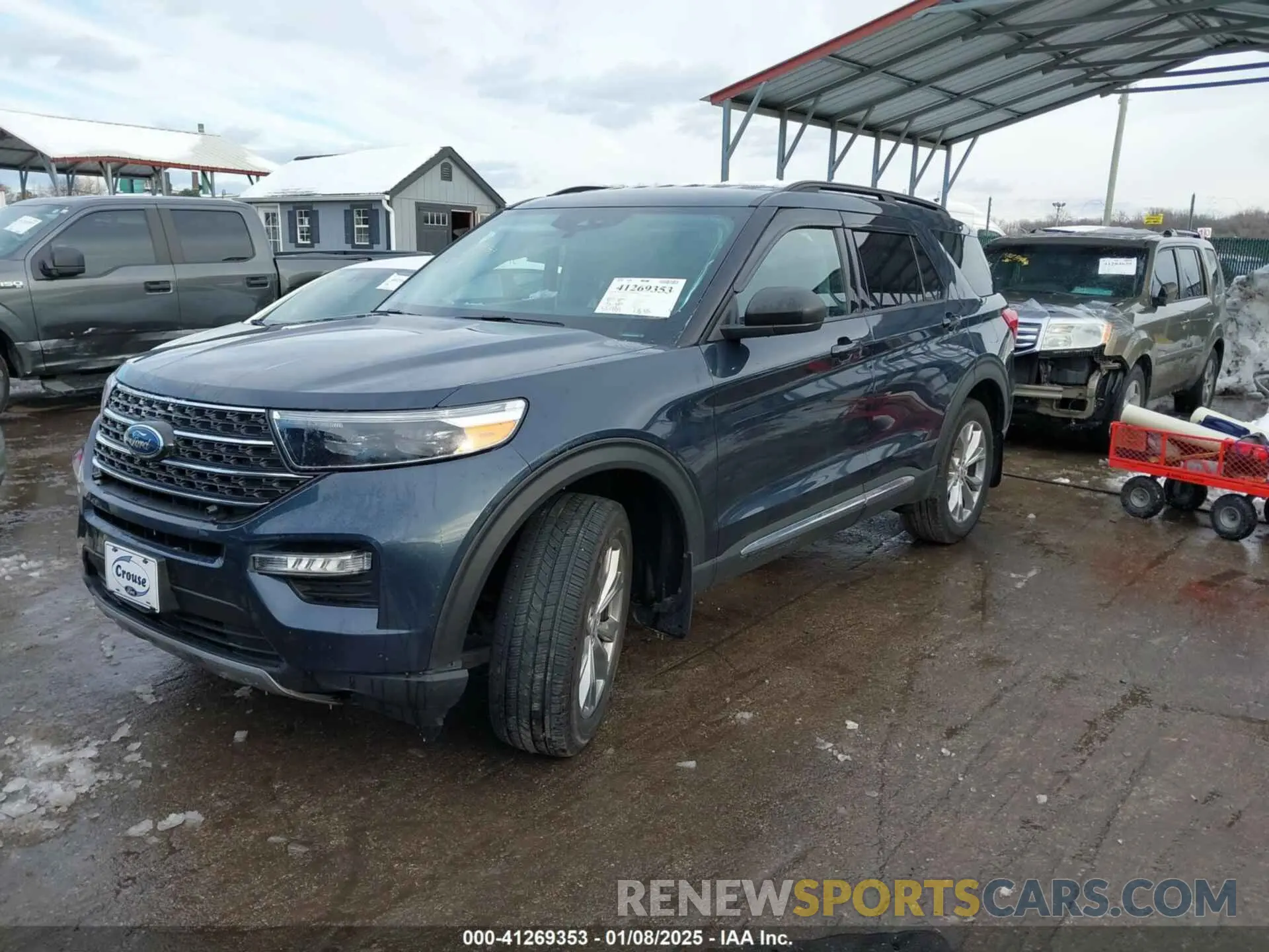 2 Photograph of a damaged car 1FMSK8DHXNGA90818 FORD EXPLORER 2022