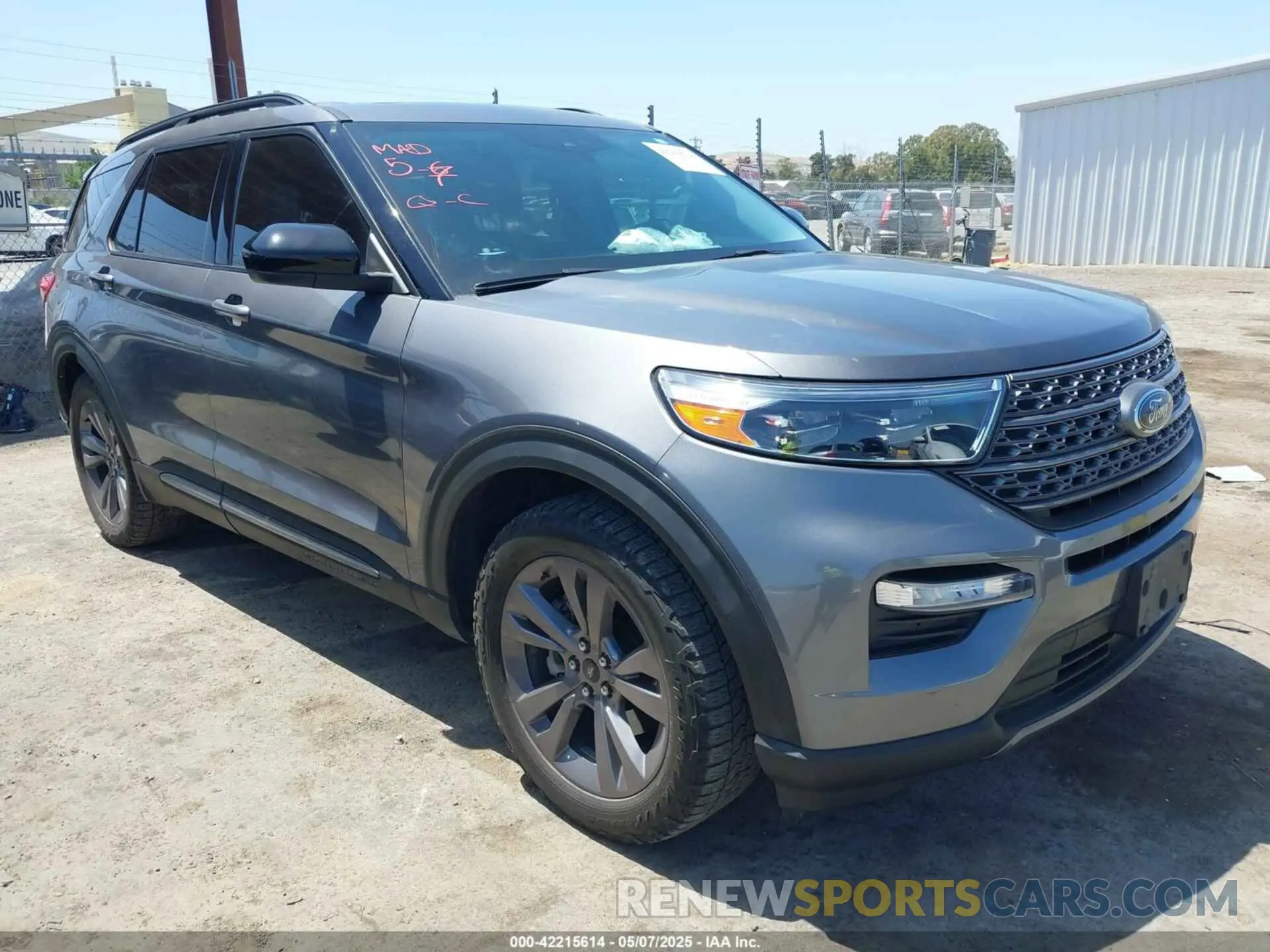 1 Photograph of a damaged car 1FMSK8DHXNGB42738 FORD EXPLORER 2022