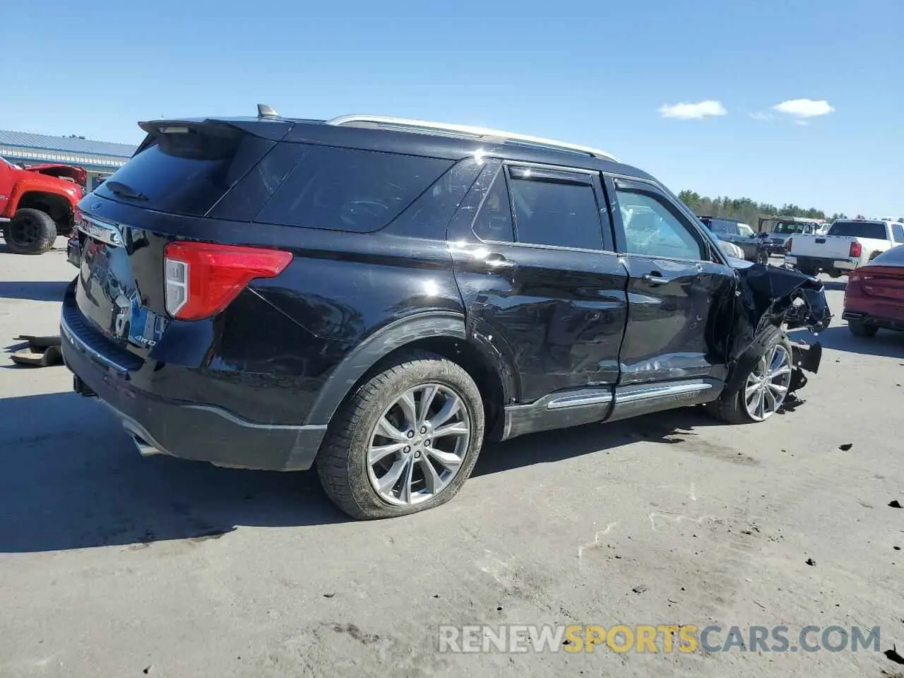 3 Photograph of a damaged car 1FMSK8FH2NGB63158 FORD EXPLORER 2022