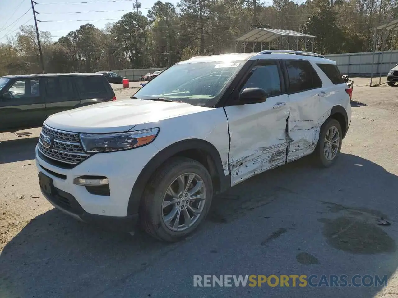 1 Photograph of a damaged car 1FMSK8FH6NGA51396 FORD EXPLORER 2022