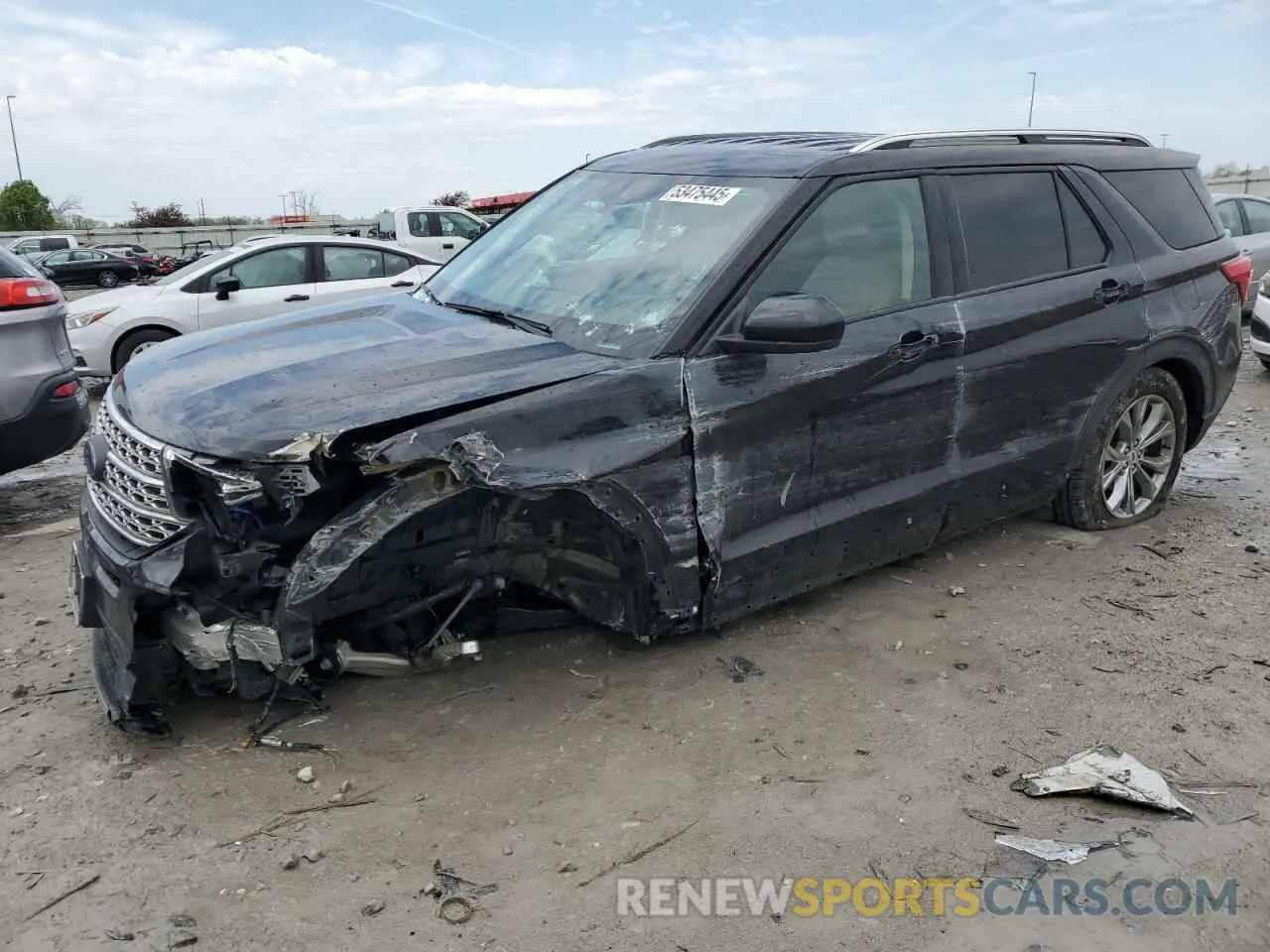 1 Photograph of a damaged car 1FMSK8FH6NGB03965 FORD EXPLORER 2022