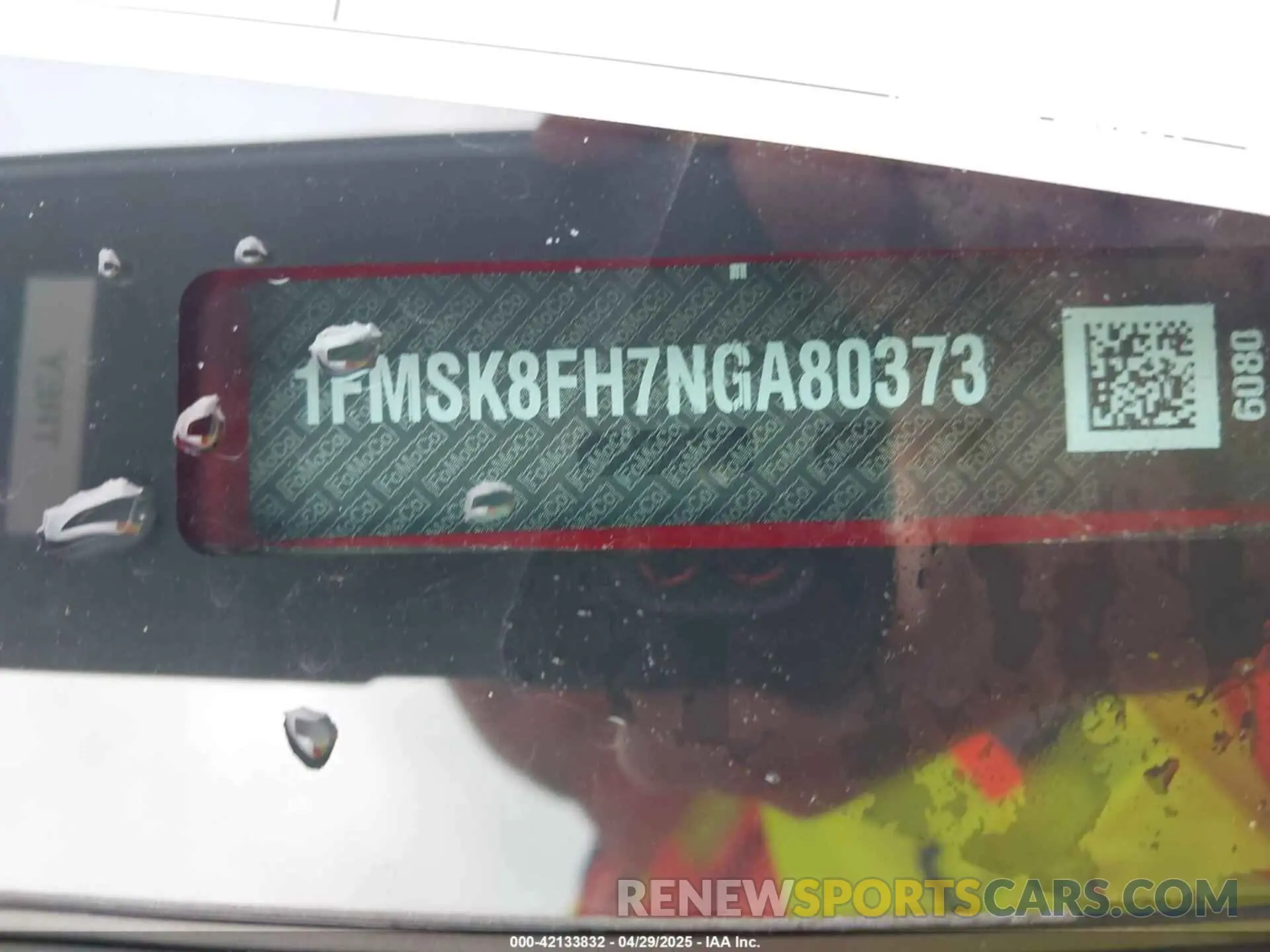 9 Photograph of a damaged car 1FMSK8FH7NGA80373 FORD EXPLORER 2022